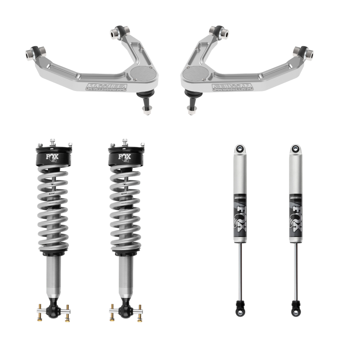 19-26 GM 1500 Mazzulla Trail Series Stage 1 Mid Travel Kit with Fox 2.0 IFP Shocks
