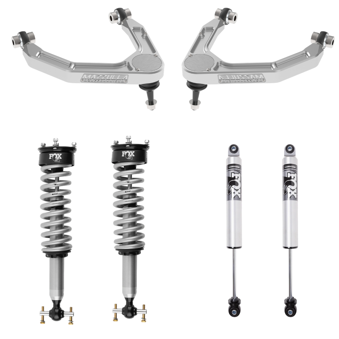 19-26 GM 1500 Mazzulla Trail Series Stage 1 Mid Travel Kit with Fox 2.0 IFP Shocks