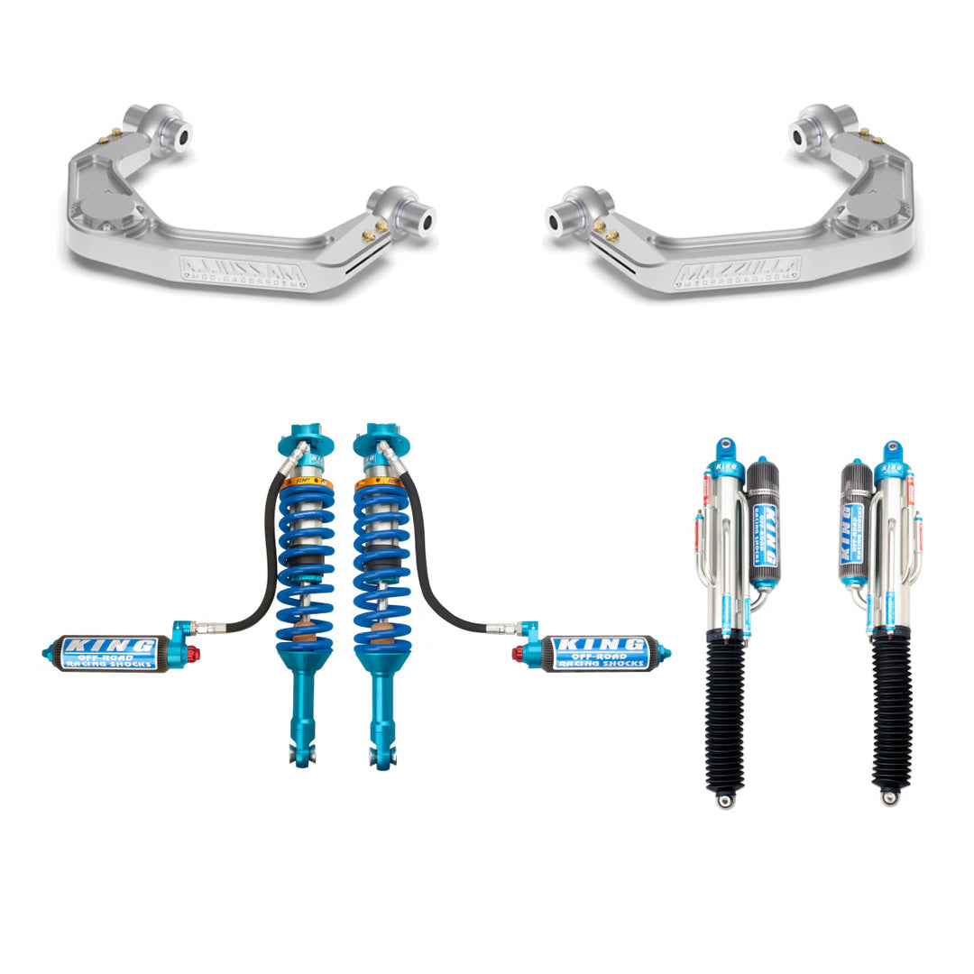 Mid Travel Kit - 17-18 Ford Raptor Mazzulla Stage 3 Mid Travel Kit With King 3.0 IBP Shocks