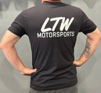 LTW Black w/ White Logo Shirt-LTW Motorsports