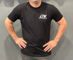 LTW Black w/ White Logo Shirt-LTW Motorsports