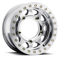 Aluminum Wheels 15x5.5 Buggy Beadlock MR101 Bolt Pattern 5 On 205 Offset -20 Lip Size 3.27 Raw Machined Method