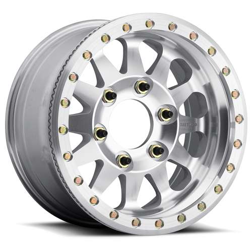 Aluminum Wheels 17x9 Beadlock MR101 Machined Method