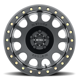 Aluminum Wheels 17x8.5 Beadlock MR105 Matte Black MB Method