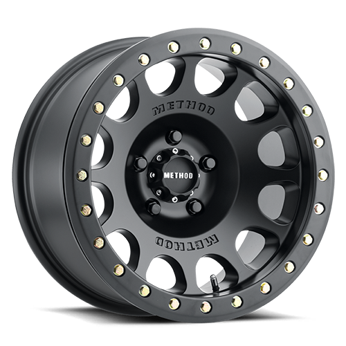 Aluminum Wheels 17x9 Beadlock MR105 Matte Black MB Method