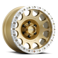 Aluminum Wheels 17x9 Beadlock MR105 Gold GD Method