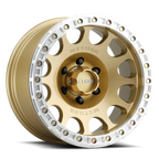 Aluminum Wheels 17x9 Beadlock MR105 Gold GD Method