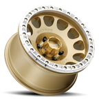 Aluminum Wheels 17x9 Beadlock MR105 Gold GD Method