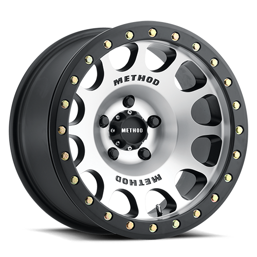 Aluminum Wheels 17x9 Beadlock MR105 Matte Black MB Method