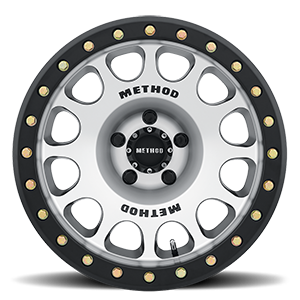 Aluminum Wheels 17x9 Beadlock MR105 Matte Black MB Method