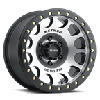 Aluminum Wheels 17x9 Beadlock MR105 Matte Black MB Method