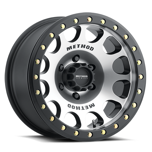 Aluminum Wheels 17x9 Beadlock MR105 Matte Black MB Method