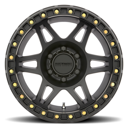 Aluminum Wheels 17x9 Beadlock MR106 Matte Black MB Method