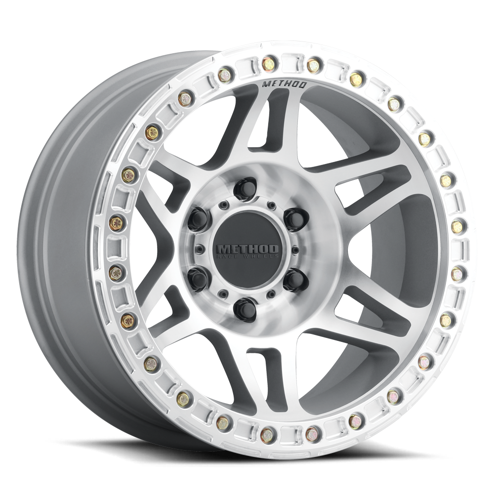 Aluminum Wheels 17x9 Beadlock MR106 Machined SL Clear Coat Method