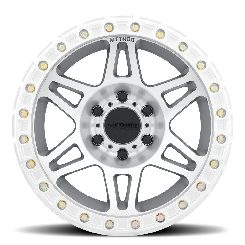 Aluminum Wheels 17x9 Beadlock MR106 Machined SL Clear Coat Method