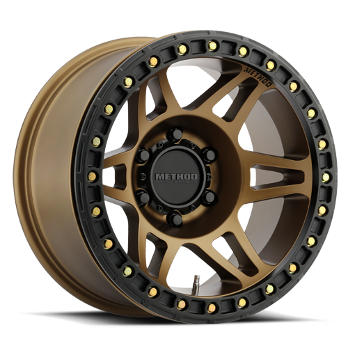 Aluminum Wheels 17x9 Beadlock MR106 Method Bronze BRZ Method