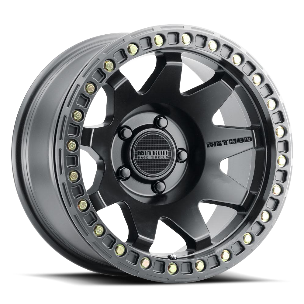 Aluminum Wheels 17x9 MR108 Matte Black MB Method