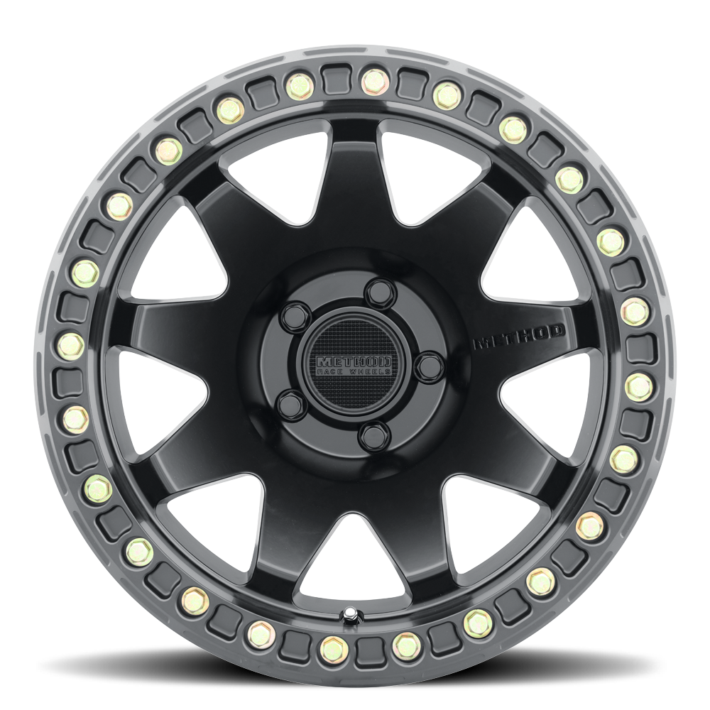 Aluminum Wheels 17x9 MR108 Matte Black MB Method