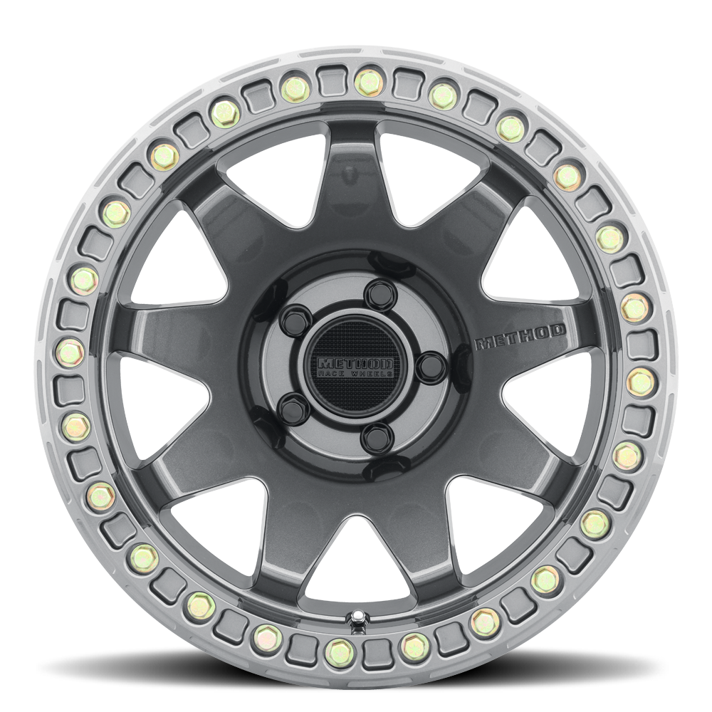Aluminum Wheels 17x9 MR108 Gloss Titanium GY Method