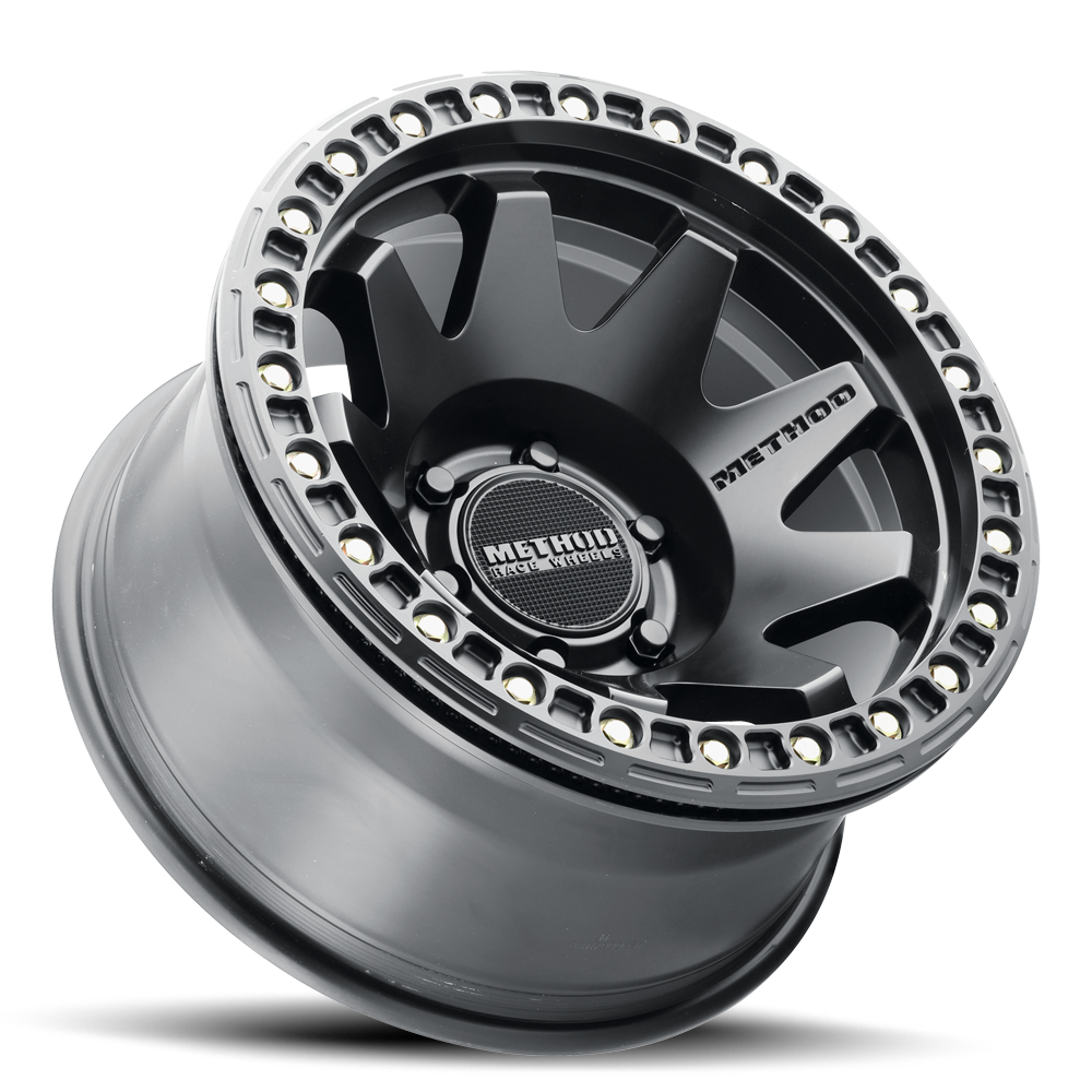 Aluminum Wheels 17x9 MR108 Matte Black MB Method