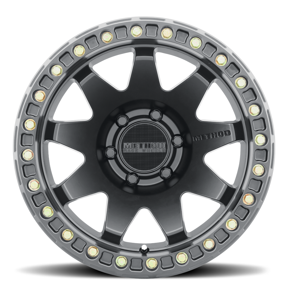 Aluminum Wheels 17x9 MR108 Matte Black MB Method