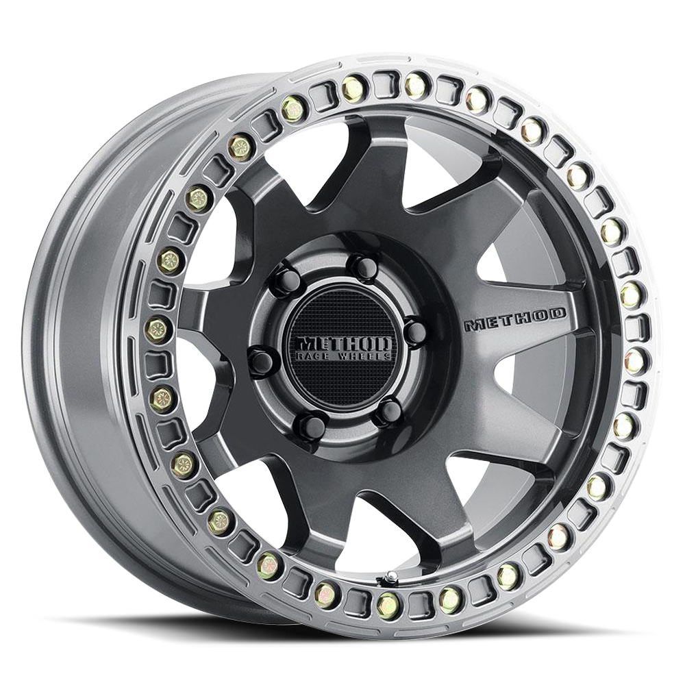 Aluminum Wheels 17x9 MR108 Gloss Titanium GY Method