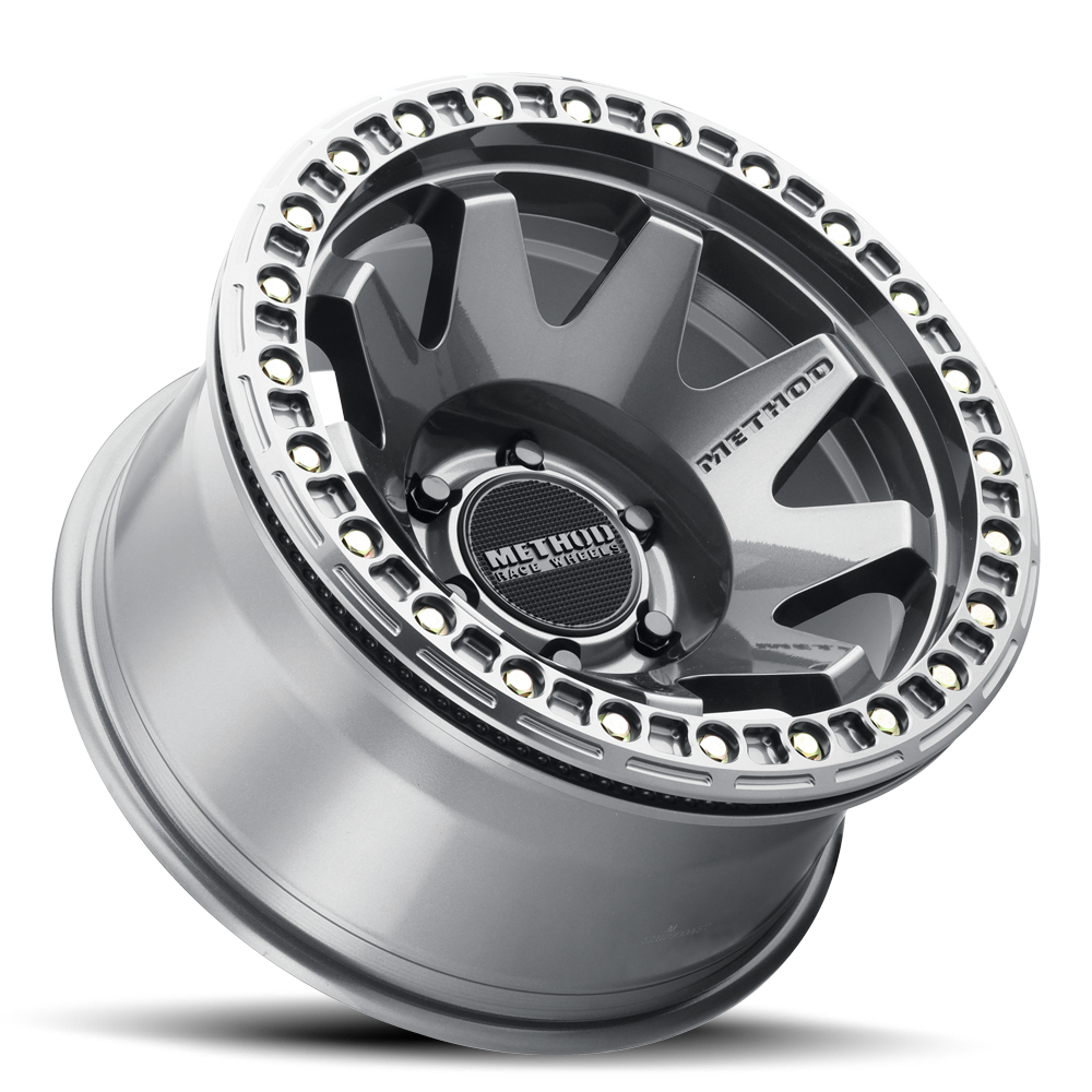 Aluminum Wheels 17x9 MR108 Gloss Titanium GY Method