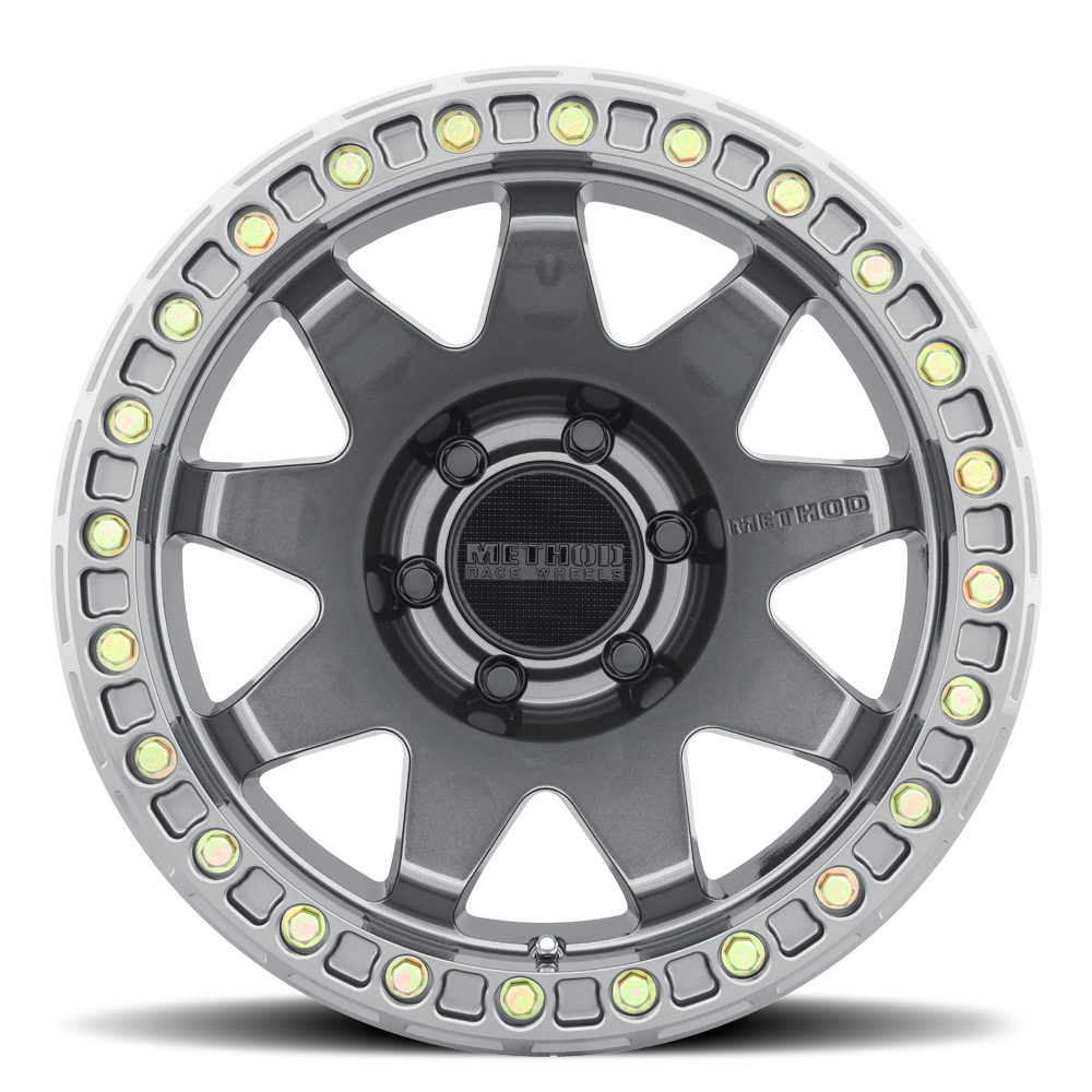 Aluminum Wheels 17x9 MR108 Gloss Titanium GY Method