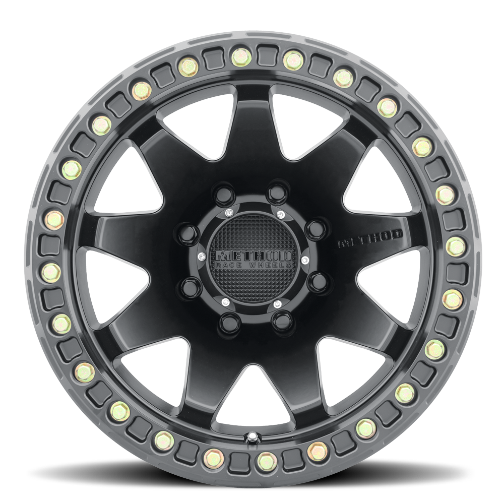 Aluminum Wheels 17x9 MR108 Matte Black MB Method
