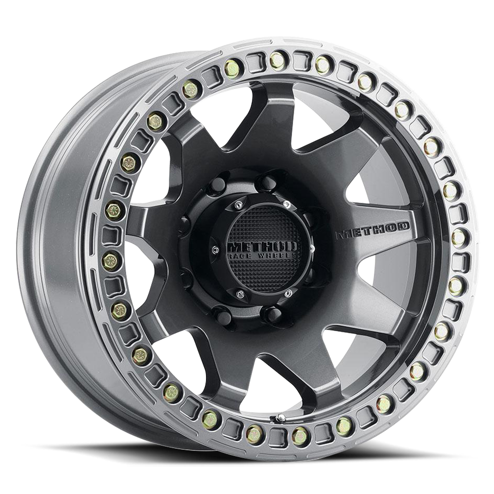 Aluminum Wheels 17x9 MR108 Gloss Titanium GY Method