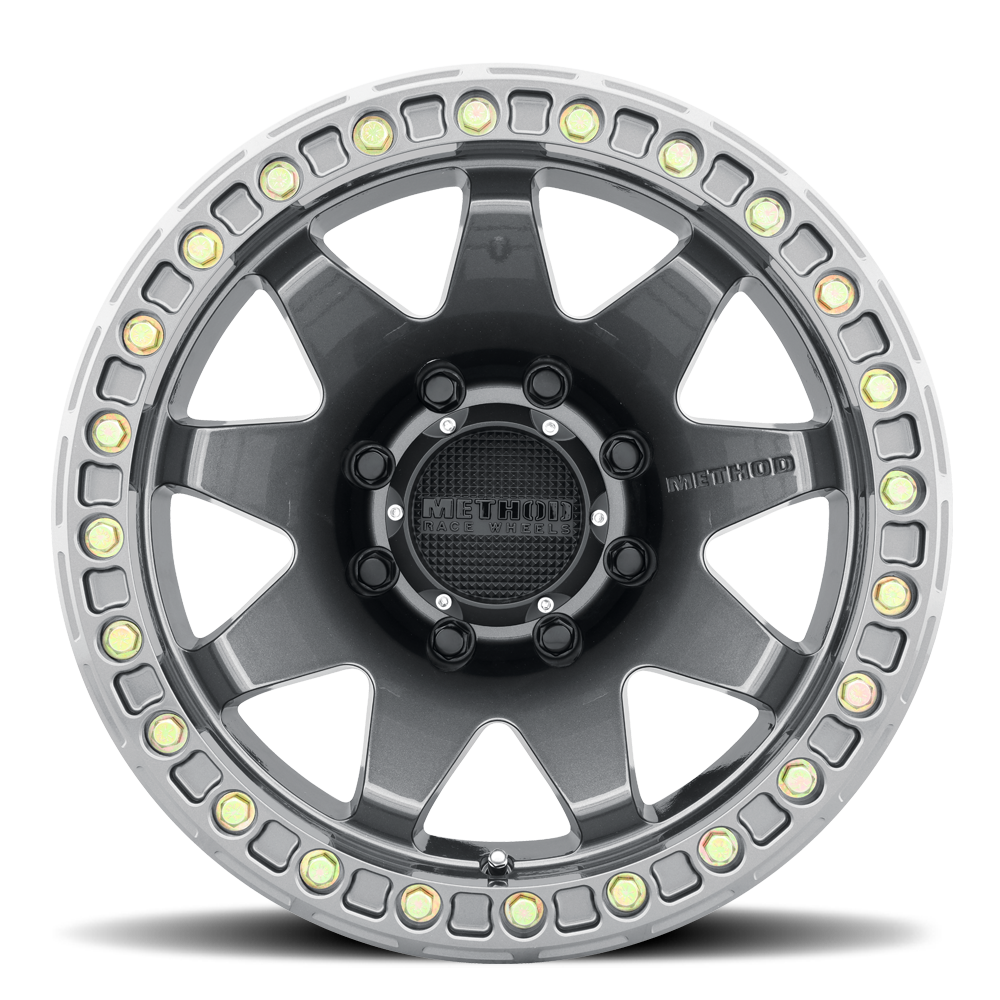 Aluminum Wheels 17x9 MR108 Gloss Titanium GY Method