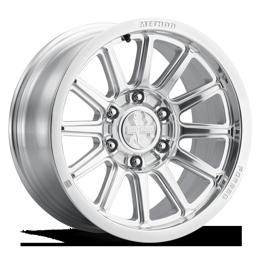 MR204 Forged, 18x9, +12mm Offset, Polished Clear Coat, Method Race Wheels