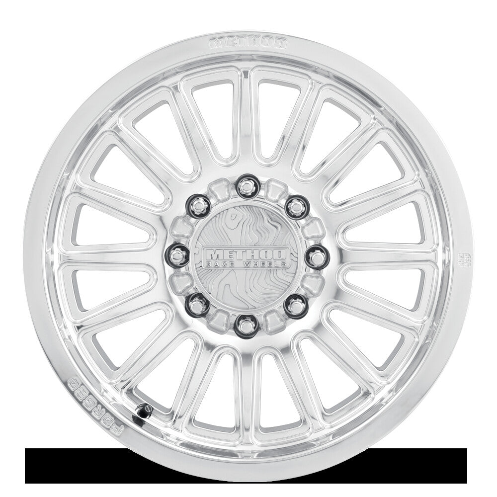 MR204 Forged, 18x9, +12mm Offset, Polished Clear Coat, Method Race Wheels