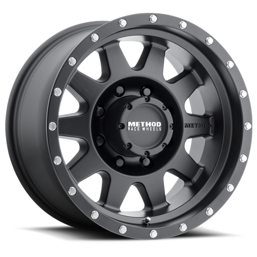 Aluminum Wheels 16x7 The Standard MR301 Matte Black MB Method