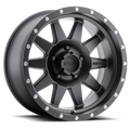 Aluminum Wheels 17x9 The Standard MR301 Matte Black MB Method