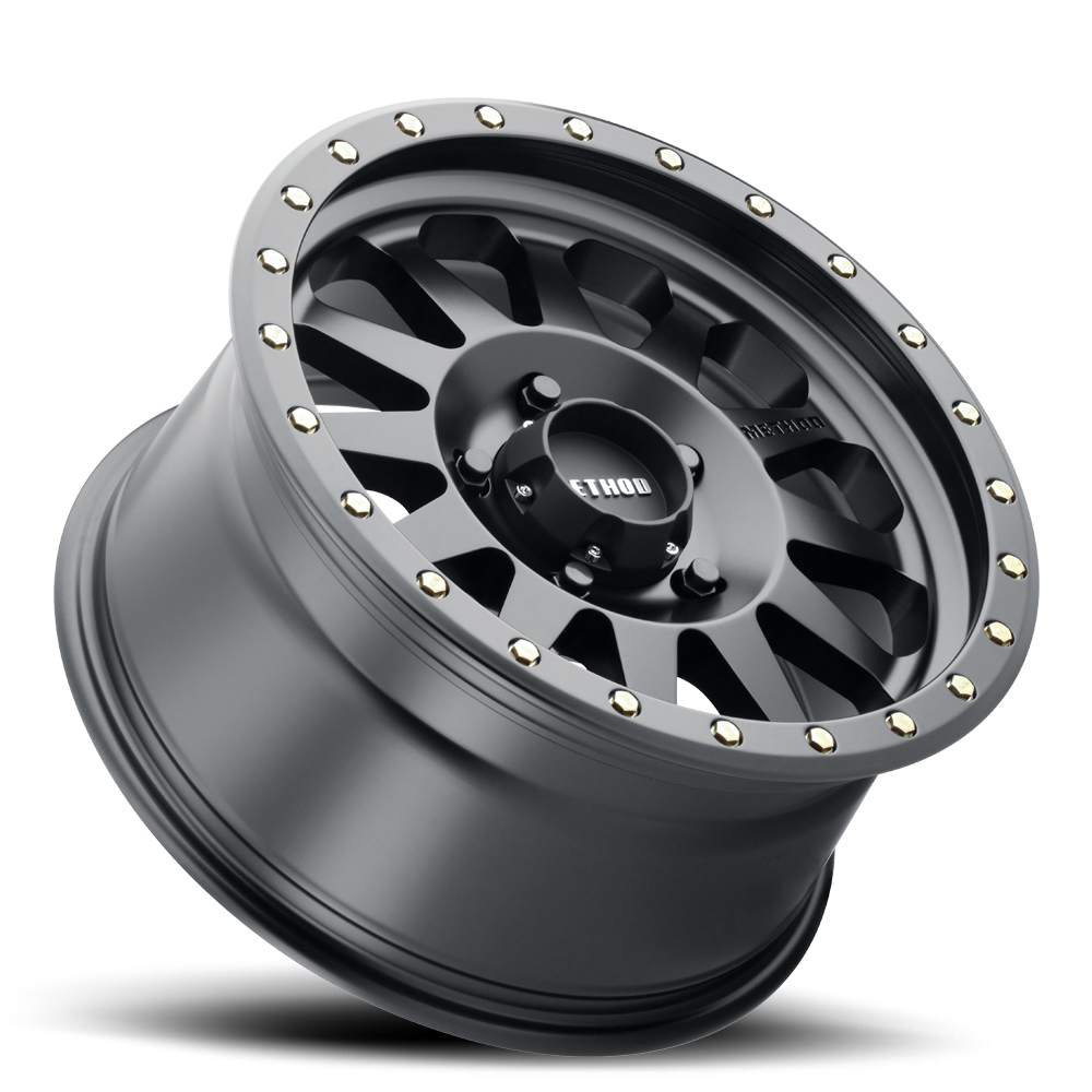 Aluminum Wheels 15x10 Double Standard MR304 Matte Black MB Method