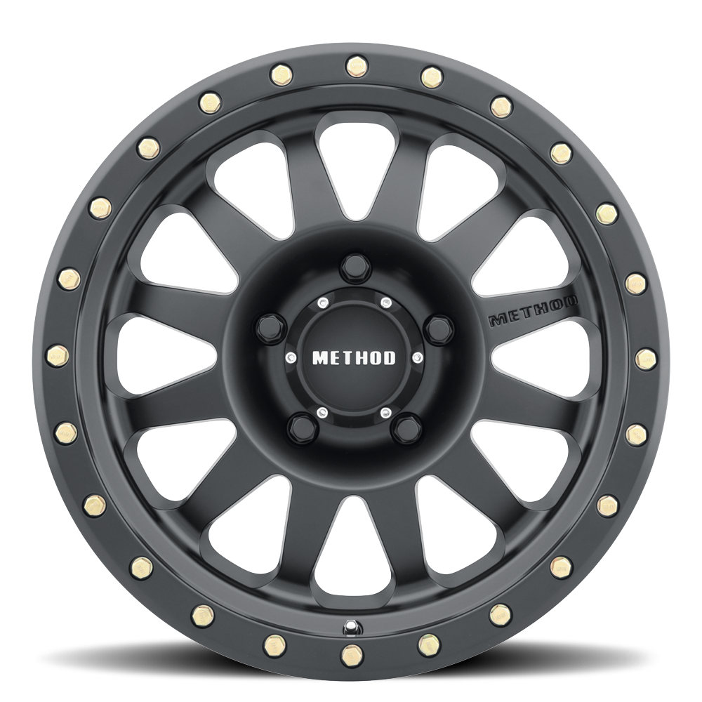 Aluminum Wheels 15x8 Double Standard MR304 Matte Black MB Method
