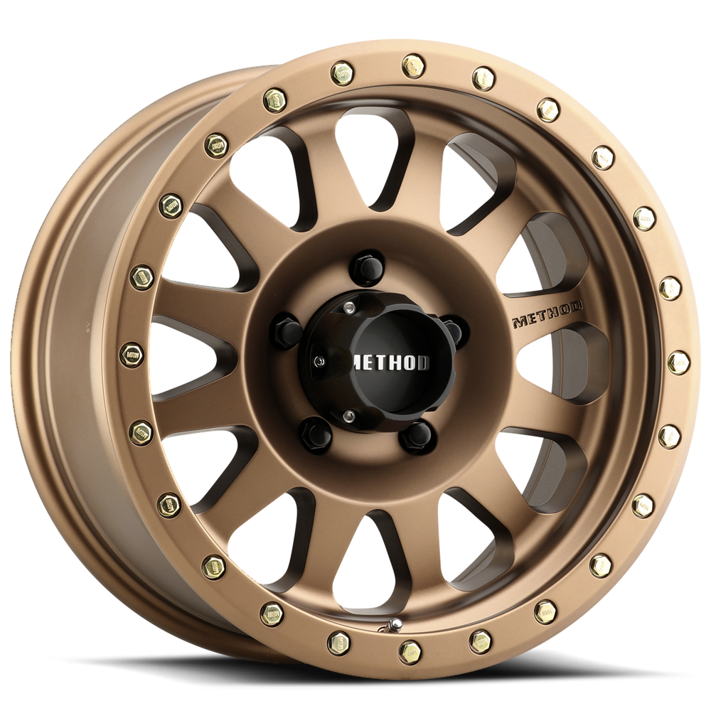 Aluminum Wheels 17x8.5 Double Standard MR304 Method Bronze BRZ Method