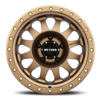 Aluminum Wheels 17x8.5 Double Standard MR304 Method Bronze BRZ Method