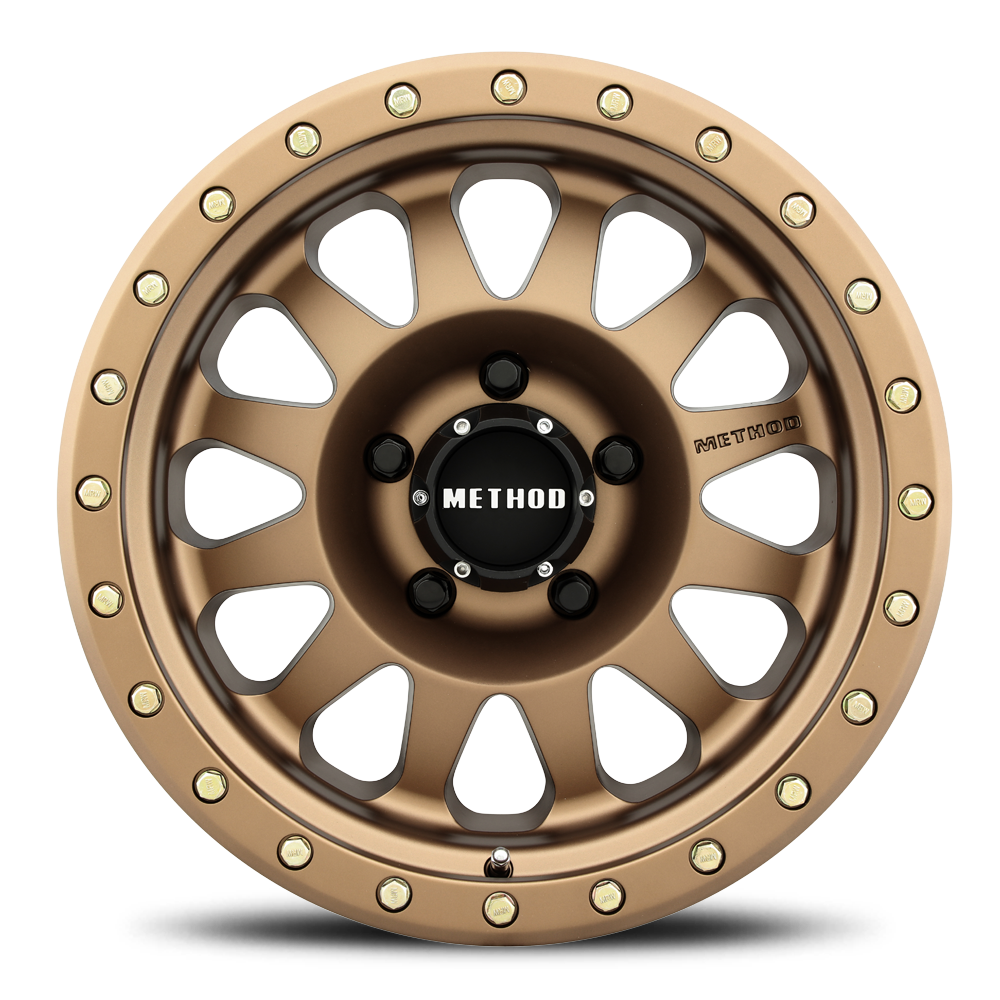 Aluminum Wheels 17x8.5 Double Standard MR304 Method Bronze BRZ Method
