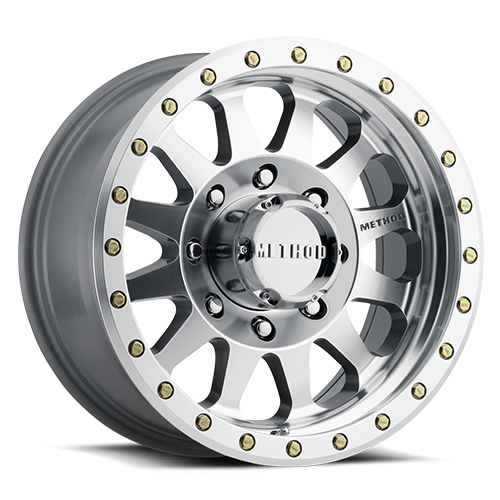 Aluminum Wheels 17x8.5 Double Standard MR304 Machined SL Clear Coat Method