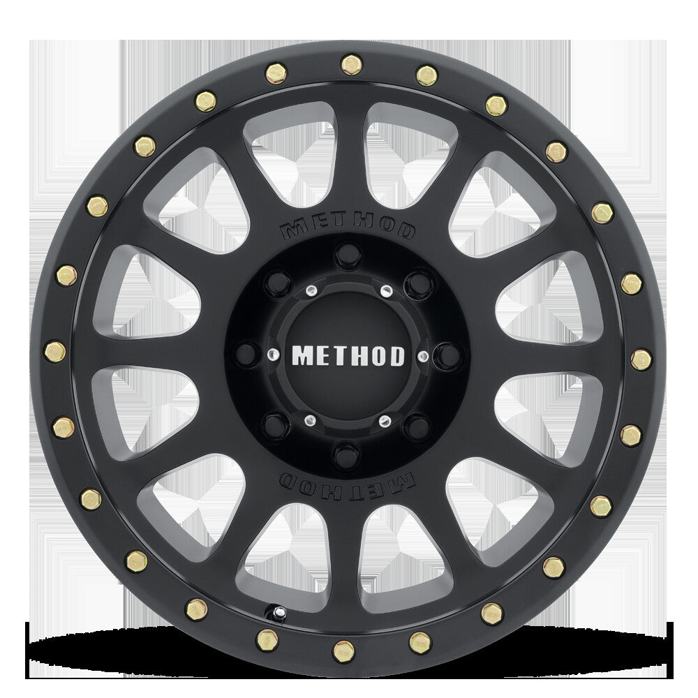 MR305 NV HD, 16x7, 0mm Offset, Matte Black, Method Race Wheels