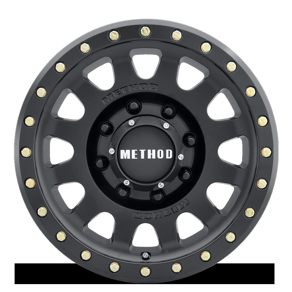 MR305 NV HD, 16x7, 0mm Offset, Matte Black, Method Race Wheels