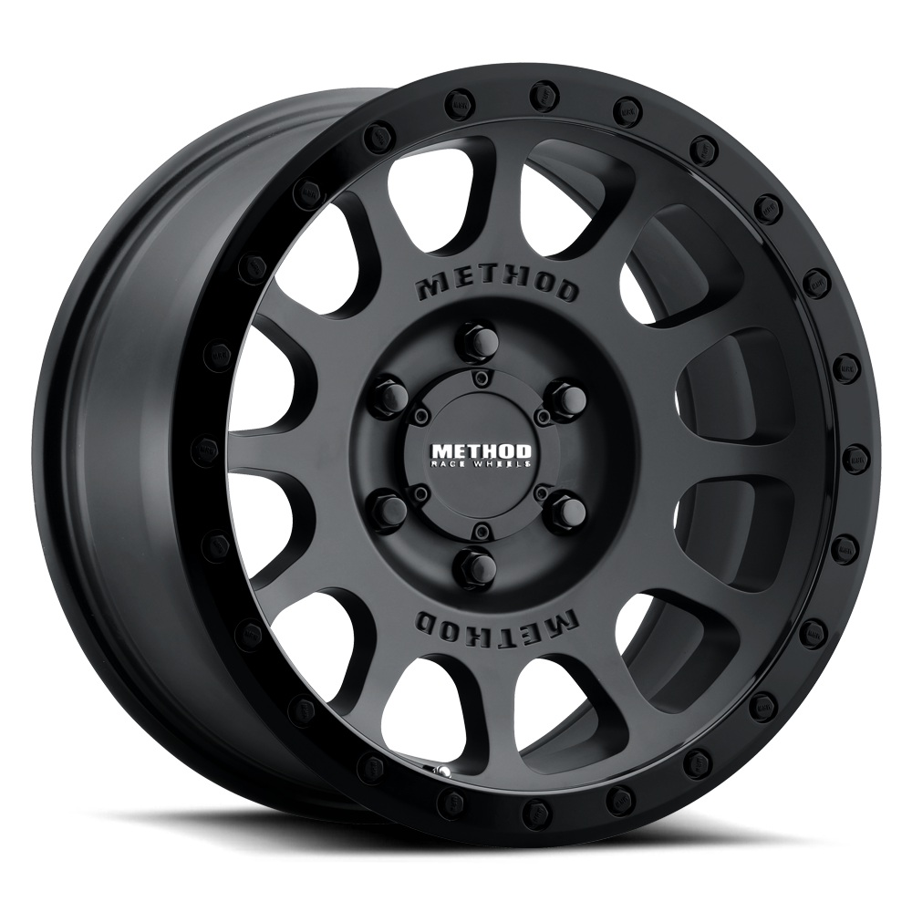 Aluminum Wheels 17x8.5 NV MR305 Double Black BK Method