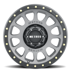 Aluminum Wheels 17x8.5 NV MR305 Titanium TT Matte Black Lip Method