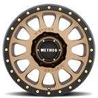 Aluminum Wheels 17x8.5 NV MR305 Method Bronze BRZ Black Street Loc Method