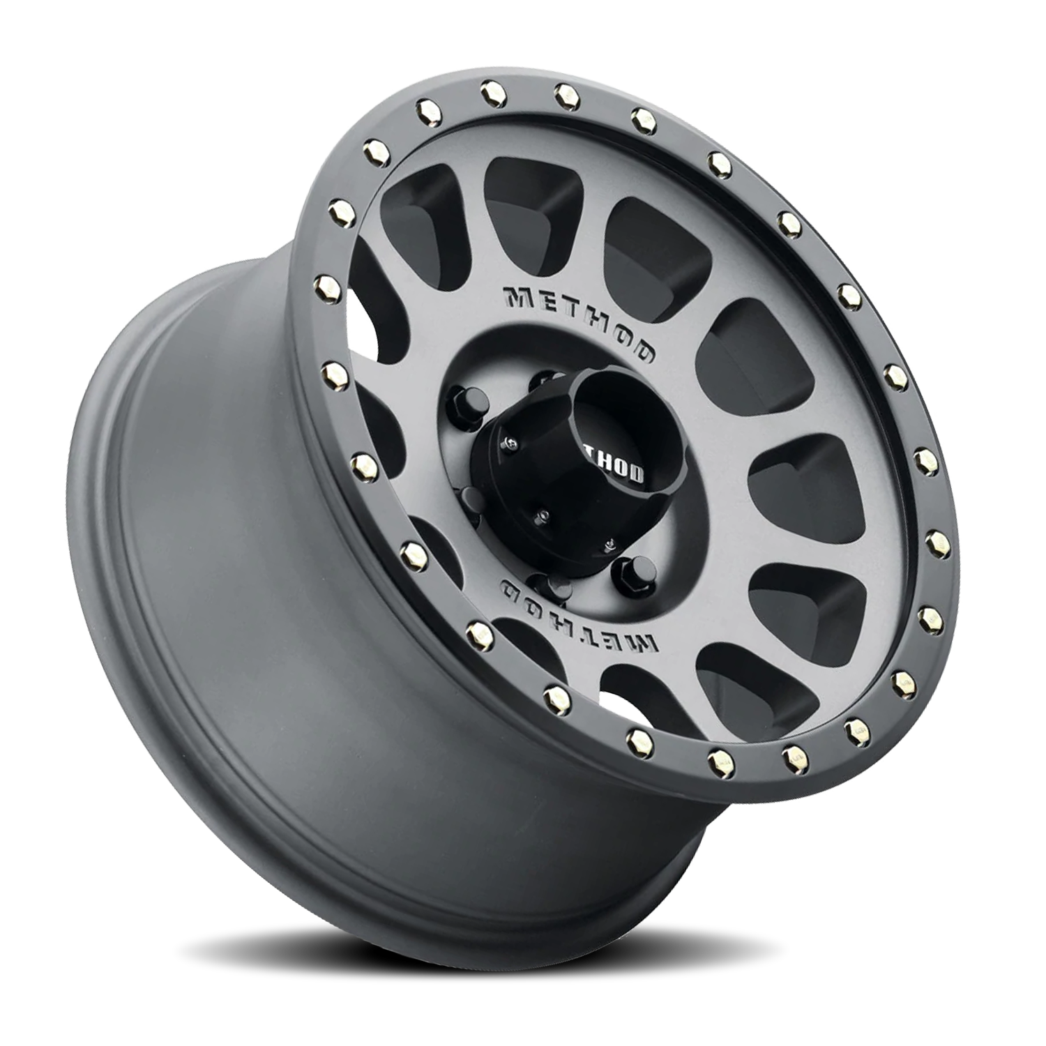 Aluminum Wheels 18x9 NV MR305 Titanium TT Matte Black Lip Method