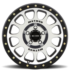 Aluminum Wheels 18x9 NV MR305 Black BM Machined Face-Black Street Loc Method