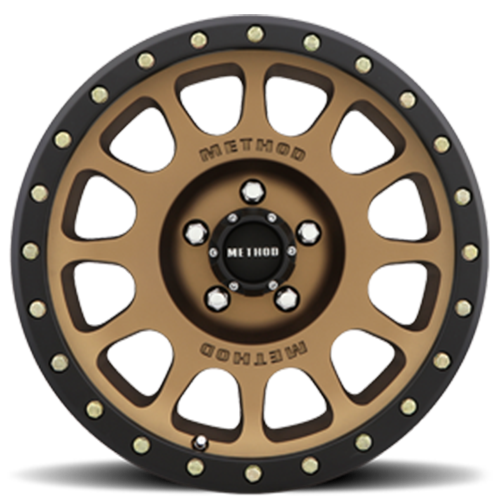 Aluminum Wheels 18x9 NV MR305 Method Bronze BRZ Black Street Loc Method