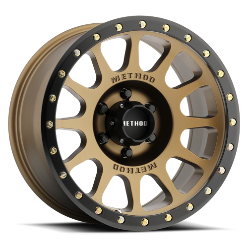 Aluminum Wheels 18x9 NV MR305 Method Bronze BRZ Black Street Loc Method